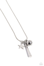 Load image into Gallery viewer, Paparazzi Accessories: Hey Batter Batter! - Silver Sports Lover Necklace