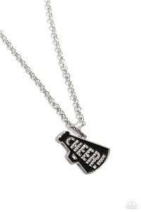 Paparazzi Accessories: Cheer Champion - Black Sports Lover Necklace