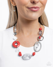 Load image into Gallery viewer, Paparazzi Accessories: Santa Fe Service - Red Necklace