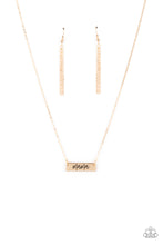 Load image into Gallery viewer, Paparazzi Accessories: Blessed Mama - Gold Mothers Day Necklace