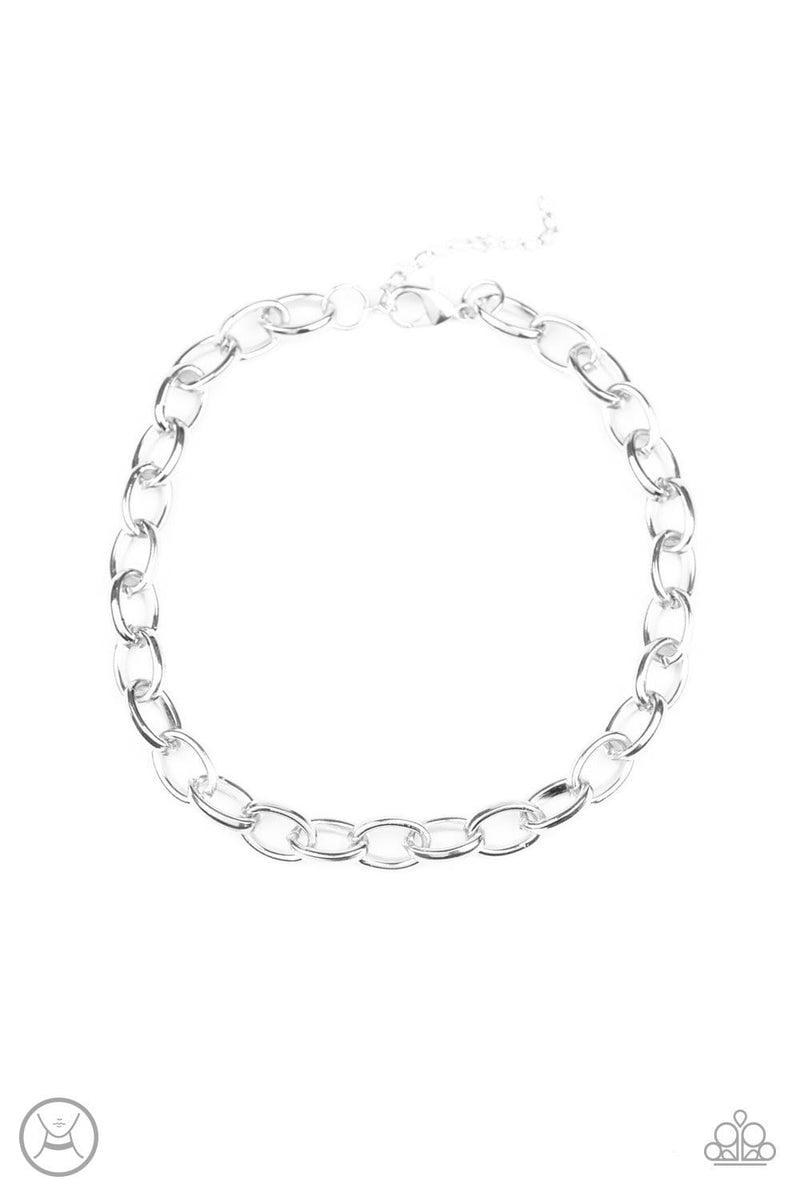 Boutique Paparazzi N\' Silver Urban Thingz Choker Necklace – Jewels - Uplink Accessories: