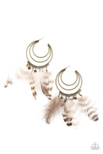 Load image into Gallery viewer, Paparazzi Accessories: Freely Free Bird - Brass Feather Earrings - Jewels N Thingz Boutique