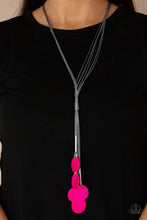 Load image into Gallery viewer, Paparazzi Accessories: Tidal Tassels - Pink Iridescent Necklace - Jewels N Thingz Boutique