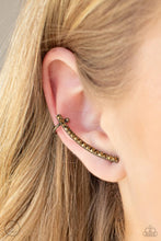 Load image into Gallery viewer, Paparazzi Accessories: Give Me The SWOOP - Brass Ear Crawlers - Jewels N Thingz Boutique
