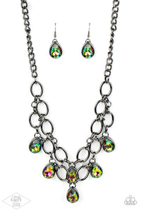 Paparazzi Accessories: Show-Stopping Shimmer - Multi Oil Spill Necklace - Life of the Party