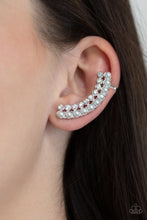 Load image into Gallery viewer, Paparazzi Accessories: Doubled Down On Dazzle - White Pearl Ear Crawlers - Jewels N Thingz Boutique