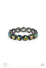 Load image into Gallery viewer, Paparazzi Accessories: Number One Knockout - Multi Oil Spill Gunmetal Bracelet - Life of the Party