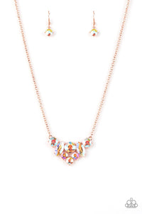 Paparazzi Accessories: Lavishly Loaded - Copper Necklace - Jewels N Thingz Boutique