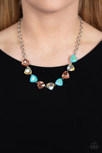 Load image into Gallery viewer, Paparazzi Accessories: Dreamy Drama - Orange Iridescent Necklace