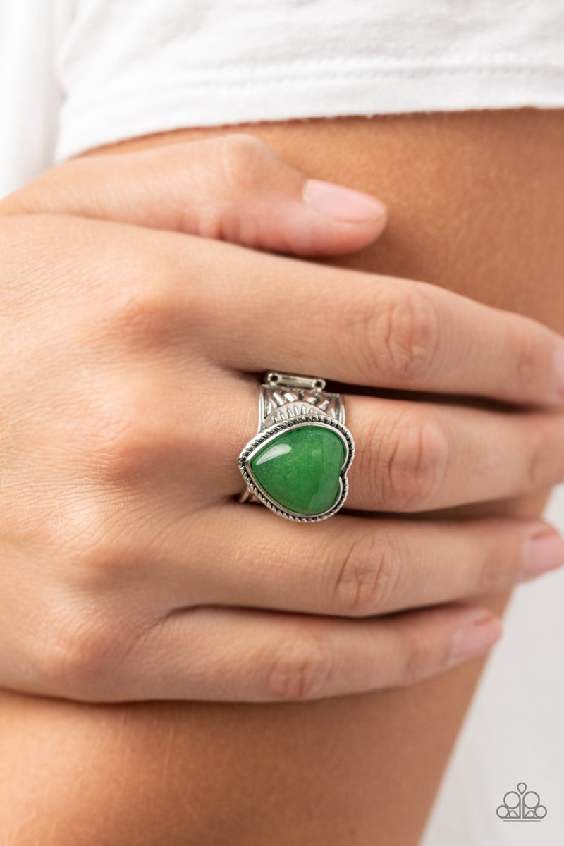 Southern Sage - Green Ring - Paparazzi Accessories