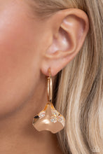 Load image into Gallery viewer, Paparazzi Accessories: Majestic Mermaid - Gold Iridescent Earrings
