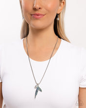 Load image into Gallery viewer, Paparazzi Accessories: Maiden Mermaid - Silver Iridescent Necklace