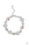 Paparazzi Accessories: Ethereal Empathy - White Iridescent Bracelet