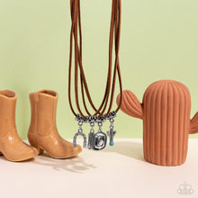 Load image into Gallery viewer, Paparazzi Accessories: Southern Beauty - Brown Western-inspired Necklace