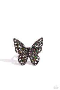 Paparazzi Accessories: Flauntable Flutter - Multi Oil Spill Ring