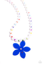 Load image into Gallery viewer, Paparazzi Accessories: Nostalgic Novelty - Blue Iridescent Necklace