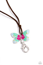 Load image into Gallery viewer, Paparazzi Accessories: Winged Wanderer - Blue Butterfly Lanyard