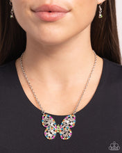 Load image into Gallery viewer, Paparazzi Accessories: Aerial Academy - Green Butterfly Iridescent Necklace