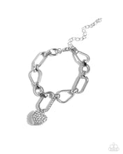 Load image into Gallery viewer, Paparazzi Accessories: HEART Director - White Bracelet