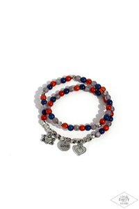 Paparazzi Accessories: Choose Love - Multi Inspirational Bracelet - Life of the Party