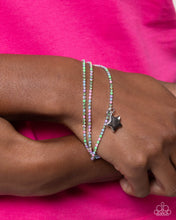 Load image into Gallery viewer, Paparazzi Accessories: Seize the Stars Necklace and Stellar Savvy Bracelet - Green SET