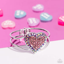 Load image into Gallery viewer, Paparazzi Accessories: Flirtatious Finale - Pink Iridescent Bracelet