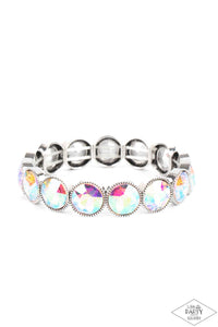 Paparazzi Accessories: Number One Knockout - Multi Iridescent Bracelet - Life of the Party
