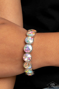 Paparazzi Accessories: Number One Knockout - Multi Iridescent Bracelet - Life of the Party