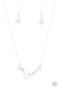 Paparazzi Accessories: Proudly Patriotic - White Necklace