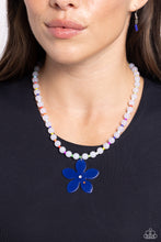 Load image into Gallery viewer, Paparazzi Accessories: Nostalgic Novelty - Blue Iridescent Necklace