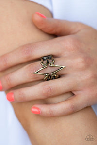 Paparazzi Accessories: Extra Electrifying - Brass Ring