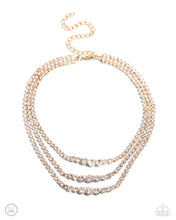 Load image into Gallery viewer, Paparazzi Accessories: Dynamite Debut - Gold Choker Necklace