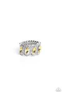 Paparazzi Accessories: Staggering Sparkle - Yellow Ring