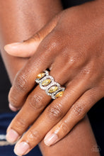 Load image into Gallery viewer, Paparazzi Accessories: Staggering Sparkle - Yellow Ring