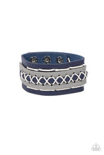 Load image into Gallery viewer, Paparazzi Accessories: Horsing Around - Blue Urban Bracelet
