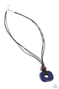 Paparazzi Accessories: Canyon Crusade - Blue Urban Necklace