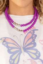 Load image into Gallery viewer, Paparazzi Accessories: Summer Splash Necklace and Dip and Dive Bracelet - Purple SET