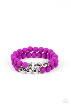 Load image into Gallery viewer, Paparazzi Accessories: Summer Splash Necklace and Dip and Dive Bracelet - Purple SET