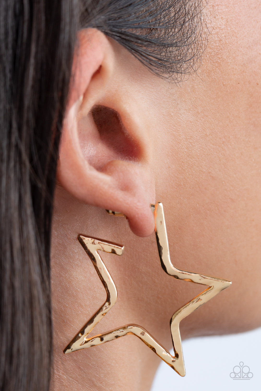 Paparazzi Accessories: All-Star Attitude - Gold Earrings