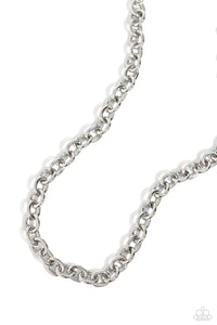 Paparazzi Accessories: Things Have CHAIN-ged - Silver Oversized Necklace
