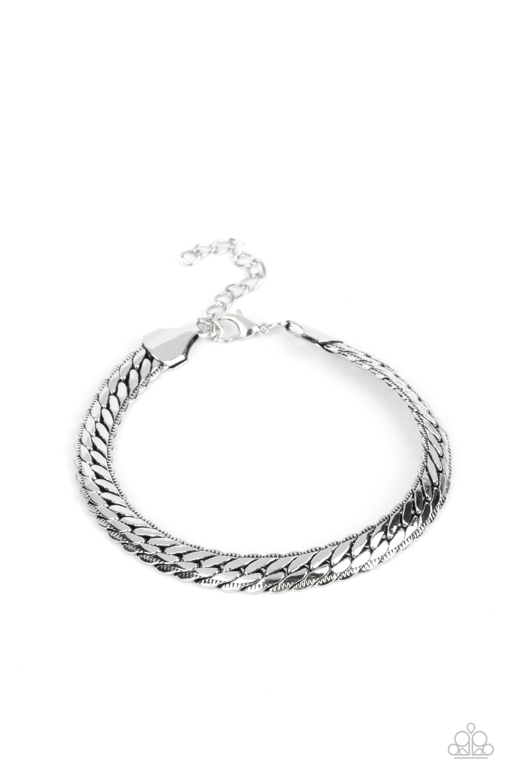 Paparazzi Accessories: Cargo Couture - Silver Bracelet – Jewels N