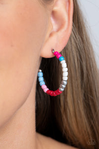 Paparazzi Accessories: Multicolored Mambo - Pink Multi Earrings