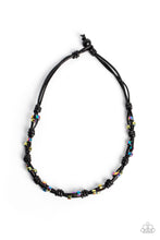 Load image into Gallery viewer, Paparazzi Accessories: Braided Brawl - Multi Oil Spill Urban Necklace