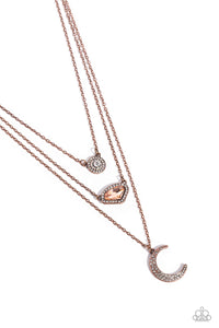 Paparazzi Accessories: Lunar Lineup - Copper Necklace