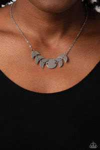 Paparazzi Accessories: LUNAR Has It - Silver Necklace