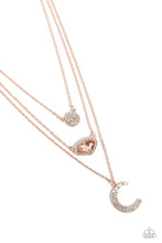 Load image into Gallery viewer, Paparazzi Accessories: Lunar Lineup - Rose Gold Necklace