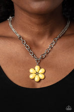 Load image into Gallery viewer, Paparazzi Accessories: Dazzling Dahlia - Yellow Acrylic Necklace