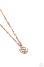 Load image into Gallery viewer, Paparazzi Accessories: Goin Courtin - Copper Heart Necklace