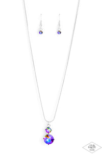 Paparazzi Accessories: Top Dollar Diva - Multi UV Necklace - Life Of The Party Exclusive