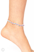 Load image into Gallery viewer, Paparazzi Accessories: Midsummer Daisy - Blue Seed Bead Anklet